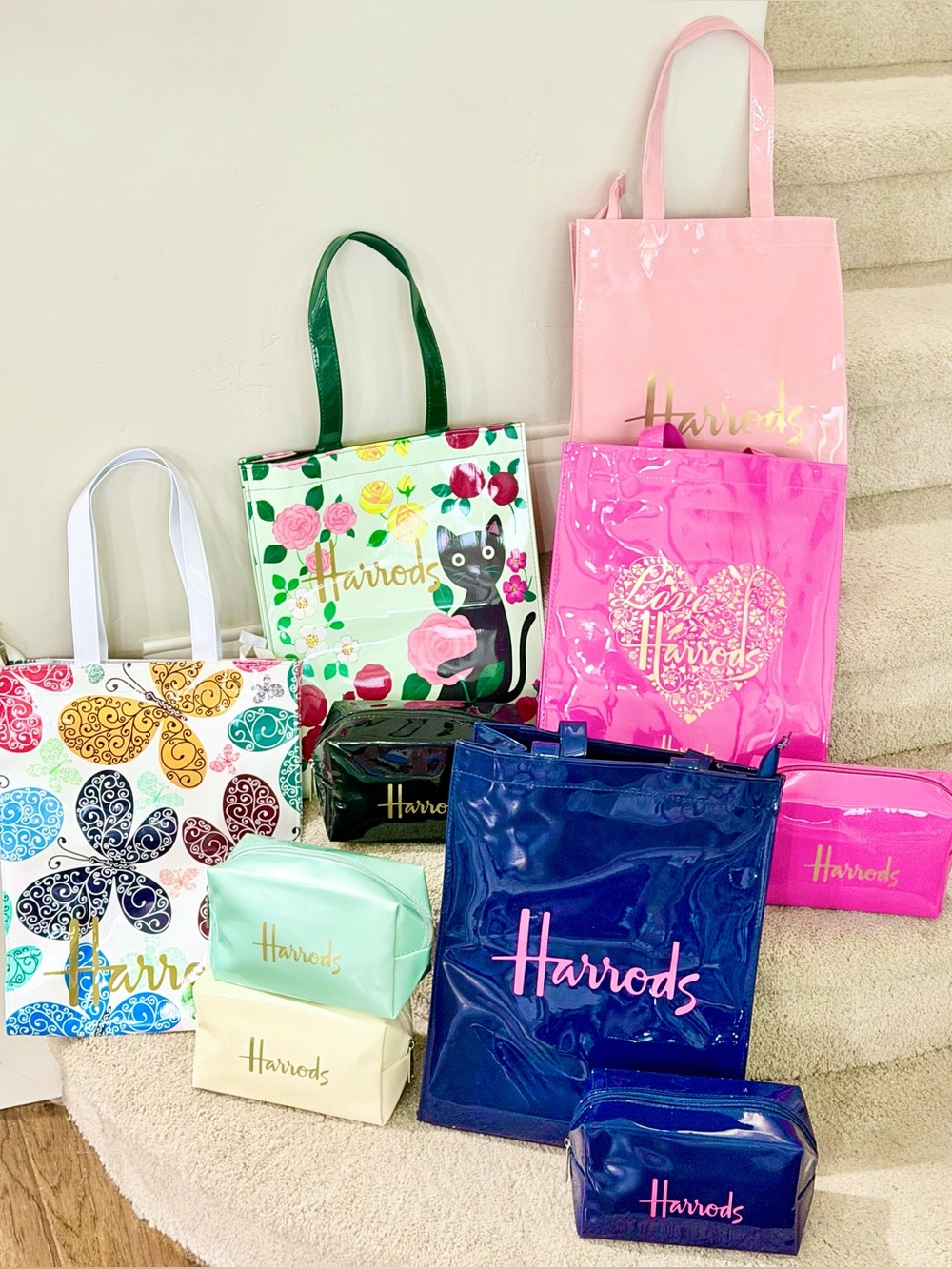 Harrods Tote Bag with Pouch